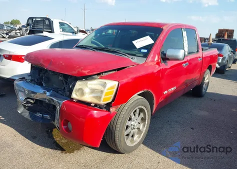 2006 Nissan Titan Se из США, поврежденный, VIN 1N6BA07A26N559773
